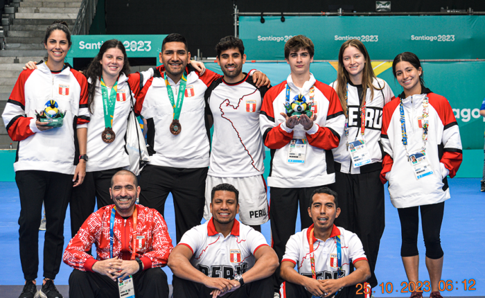 Badminton equipo Santiago 2023