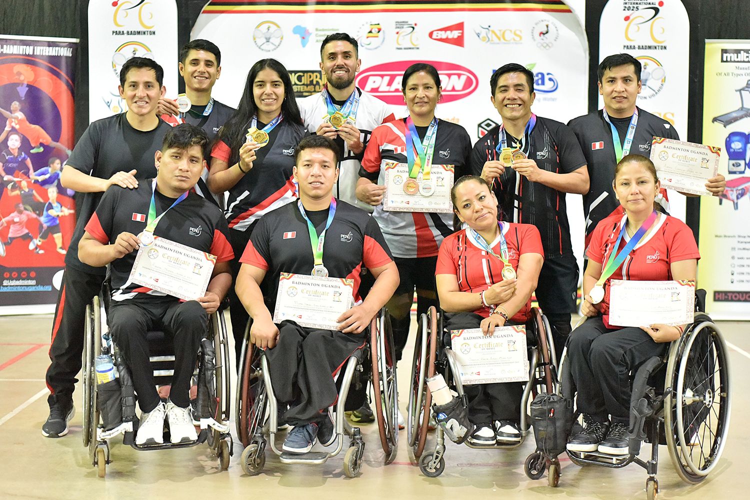 Parabadminton Peru Uganda 2025